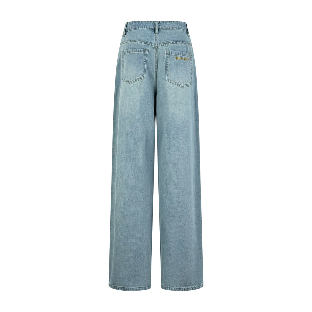 2026 Women’s GS Embroidered Logo Jeans  (EE410)