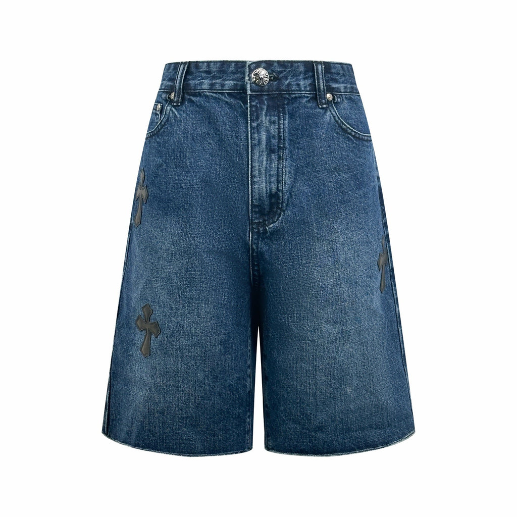 2026 Women’s GS Cross Logo Denim Shorts (EE407)