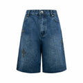 2026 Women’s GS Cross Logo Denim Shorts (EE407)