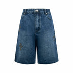 2026 Women’s GS Cross Logo Denim Shorts (EE407)