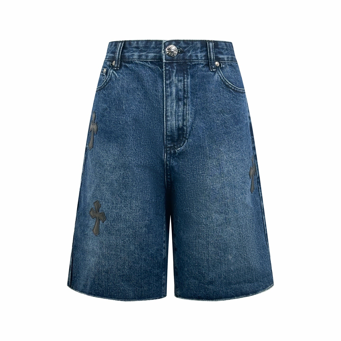 2026 Women’s GS Cross Logo Denim Shorts (EE407)