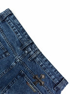 2026 Women’s GS Cross Logo Denim Shorts (EE407)