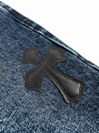 2026 Women’s GS Cross Logo Denim Shorts (EE407)