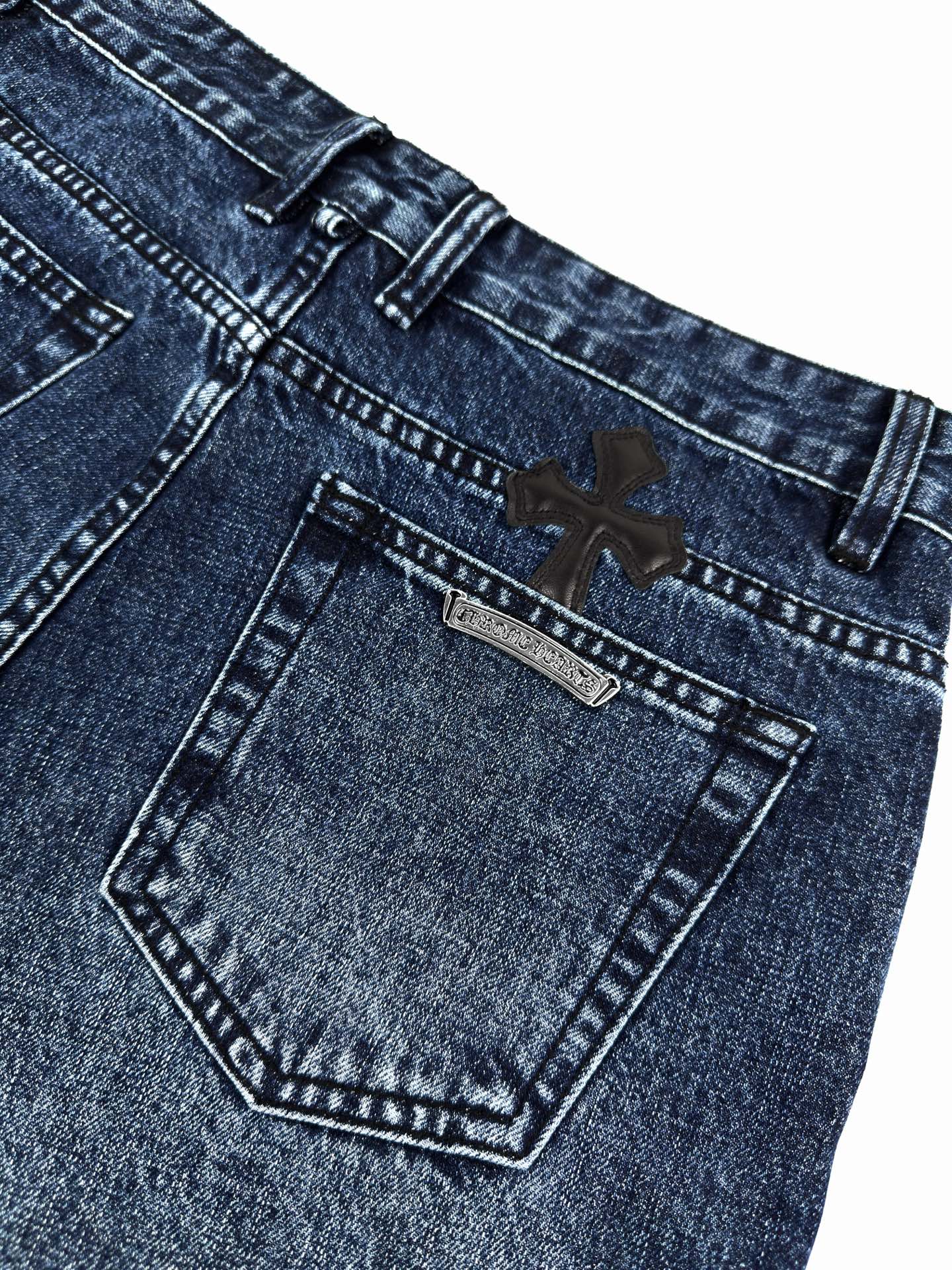 2026 Women’s GS Cross Logo Denim Shorts (EE407)