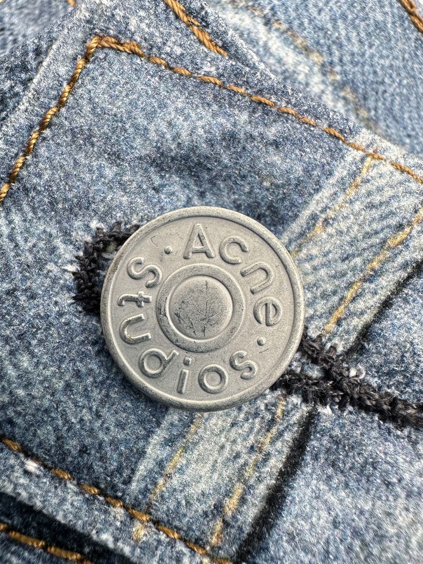 2026 Women’s GS Optical Illusion Print Dyed Denim Shorts (FF721)