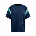2026 Women’s GS Embroidered Striped Patchwork Short-Sleeved Top (DD108)