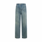 2026 Women’s GS Embroidered Leather-Tagged Jeans (EE414)
