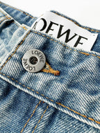 2026 Women’s GS Embroidered Leather-Tagged Jeans (EE414)