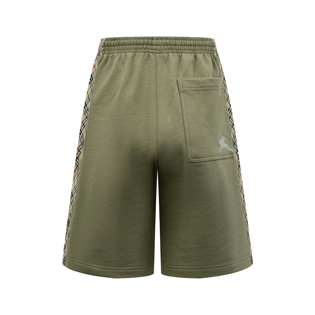 2026 New GS Embroidered Check Ribbon Shorts (BB831-A50)