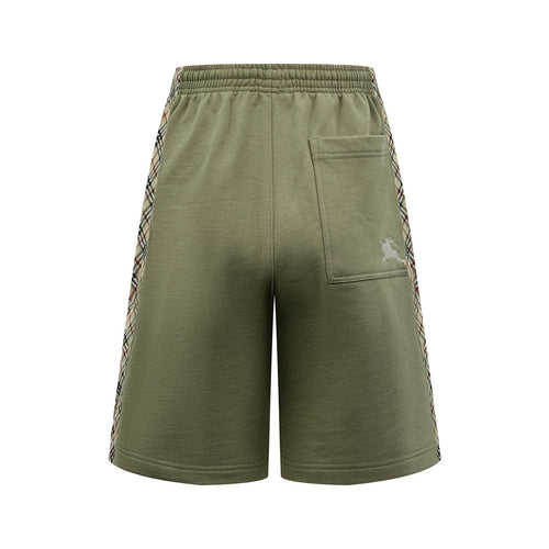 2026 New GS Embroidered Check Ribbon Shorts (BB831-A50)