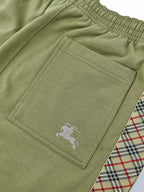 2026 New GS Embroidered Check Ribbon Shorts (BB831-A50)