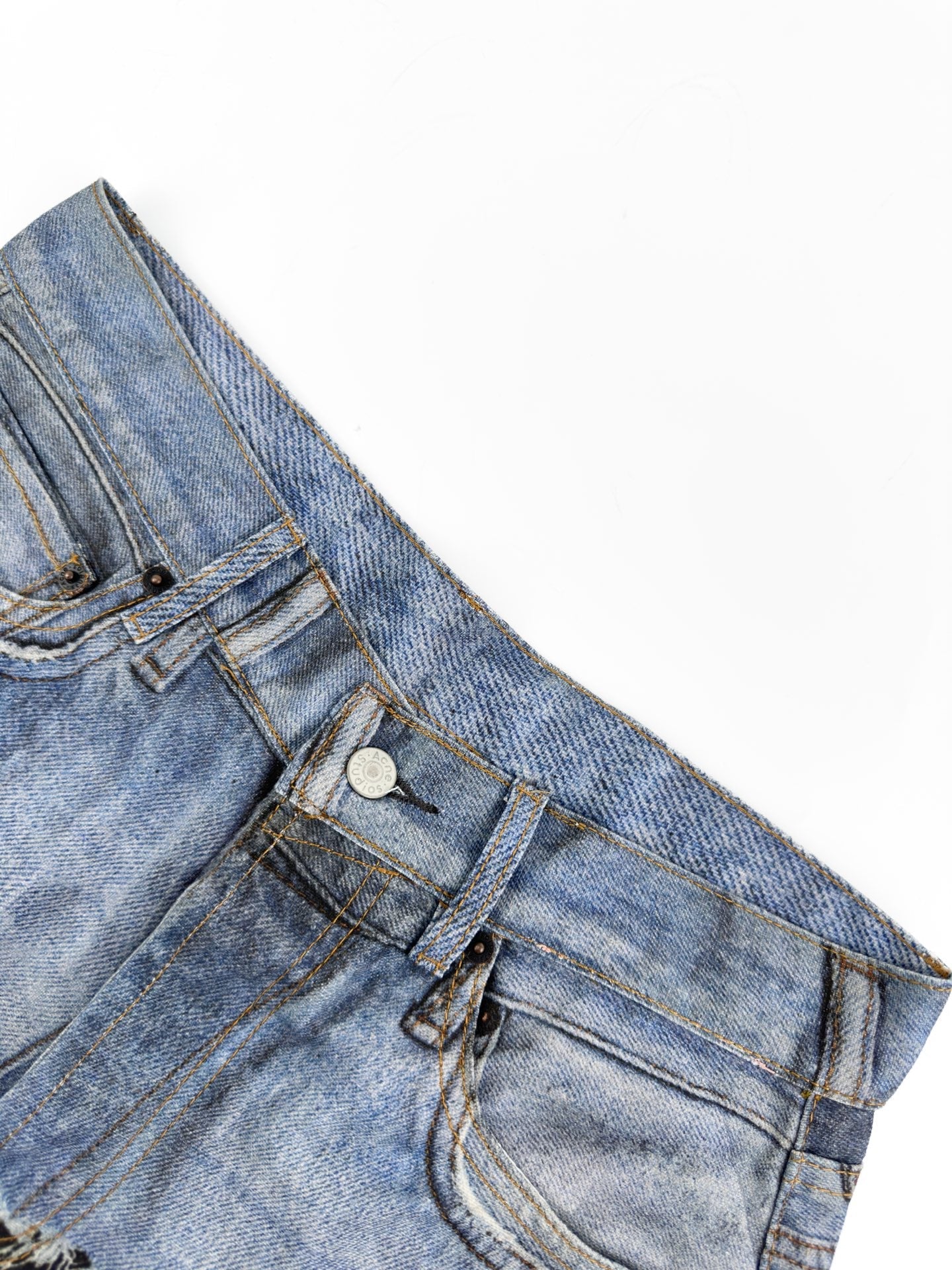 2026 New GS Optical Illusion Stripe Print Jeans (CC962-C05)