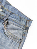 2026 New GS Optical Illusion Stripe Print Jeans (CC962-C05)