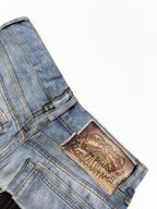 2026 New GS Optical Illusion Stripe Print Jeans (CC962-C05)