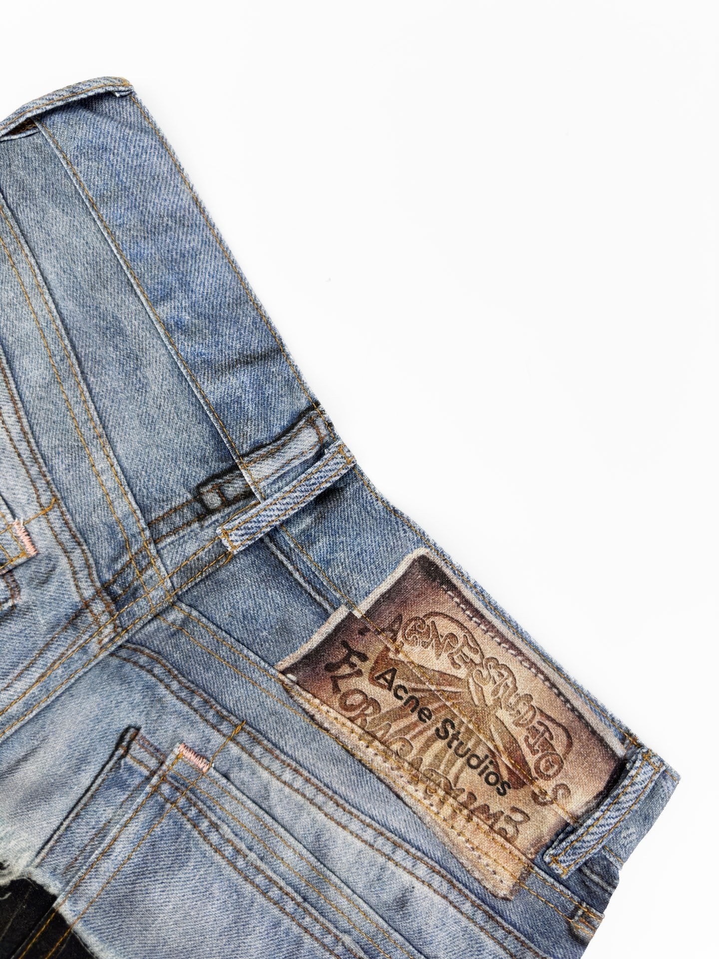2026 New GS Optical Illusion Stripe Print Jeans (CC962-C05)