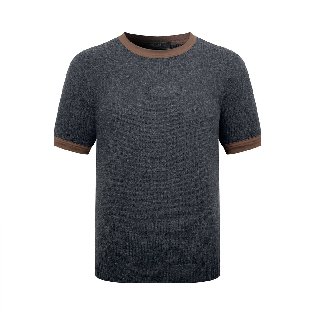 2026 New GS Short-Sleeved Sweater with Triangle Logo (AA569-A50)