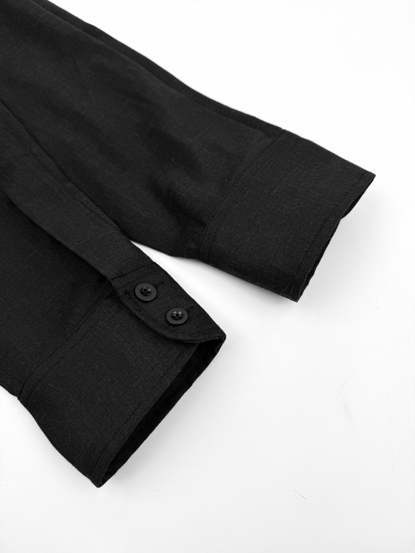 2026 New GS Wool Shirt with Decorative Stitching (25282-B60)