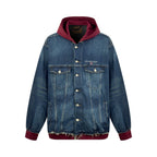 2026 New GS Embroidered Denim Hooded Jacket (25337-C30)