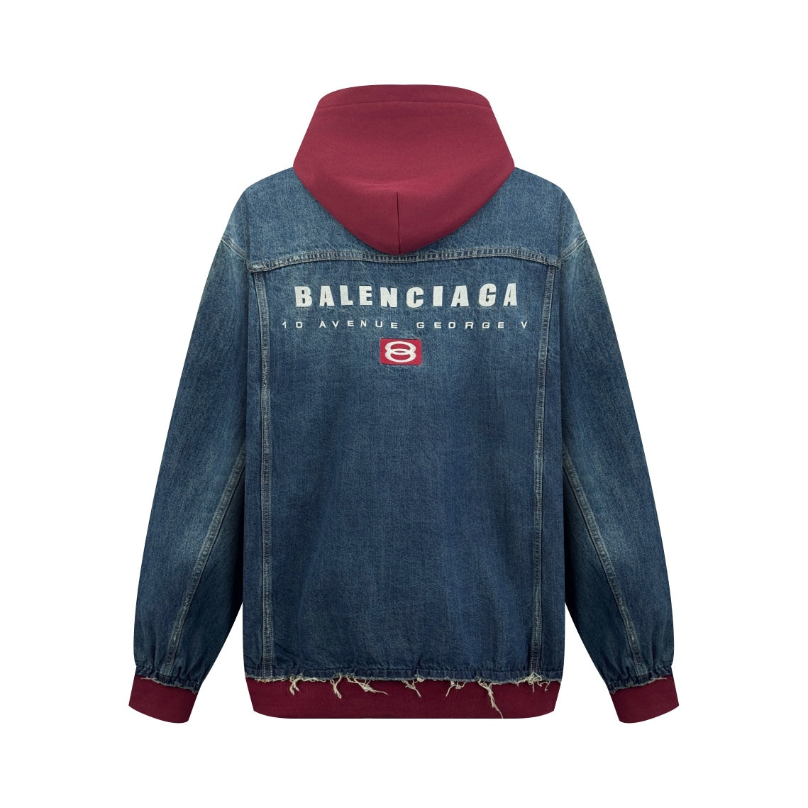 2026 New GS Embroidered Denim Hooded Jacket (25337-C30)
