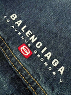 2026 New GS Embroidered Denim Hooded Jacket (25337-C30)