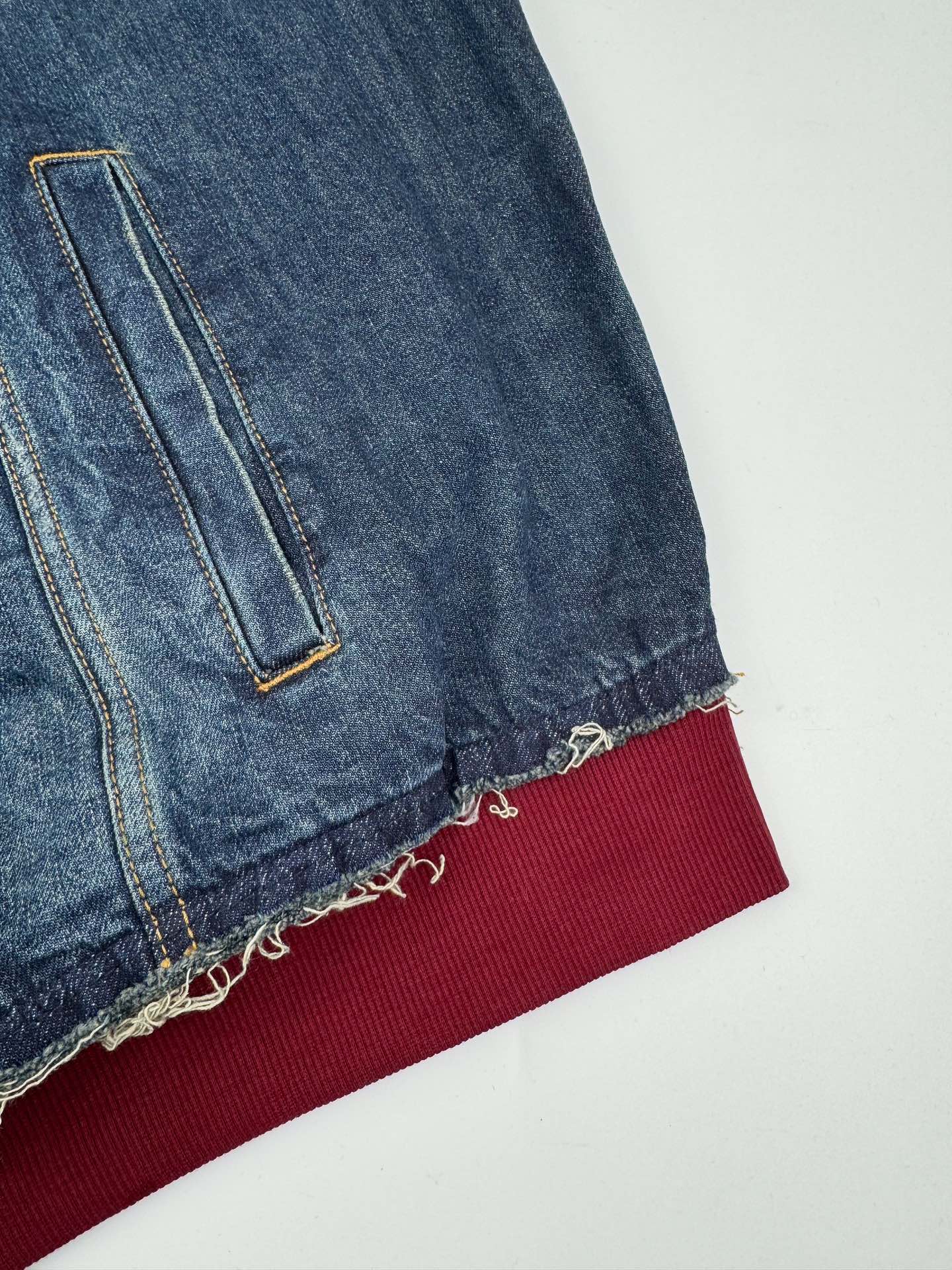 2026 New GS Embroidered Denim Hooded Jacket (25337-C30)