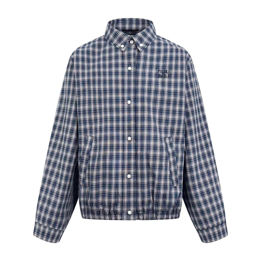 2026 New GS Embroidered Check Jacket (25258-C20)