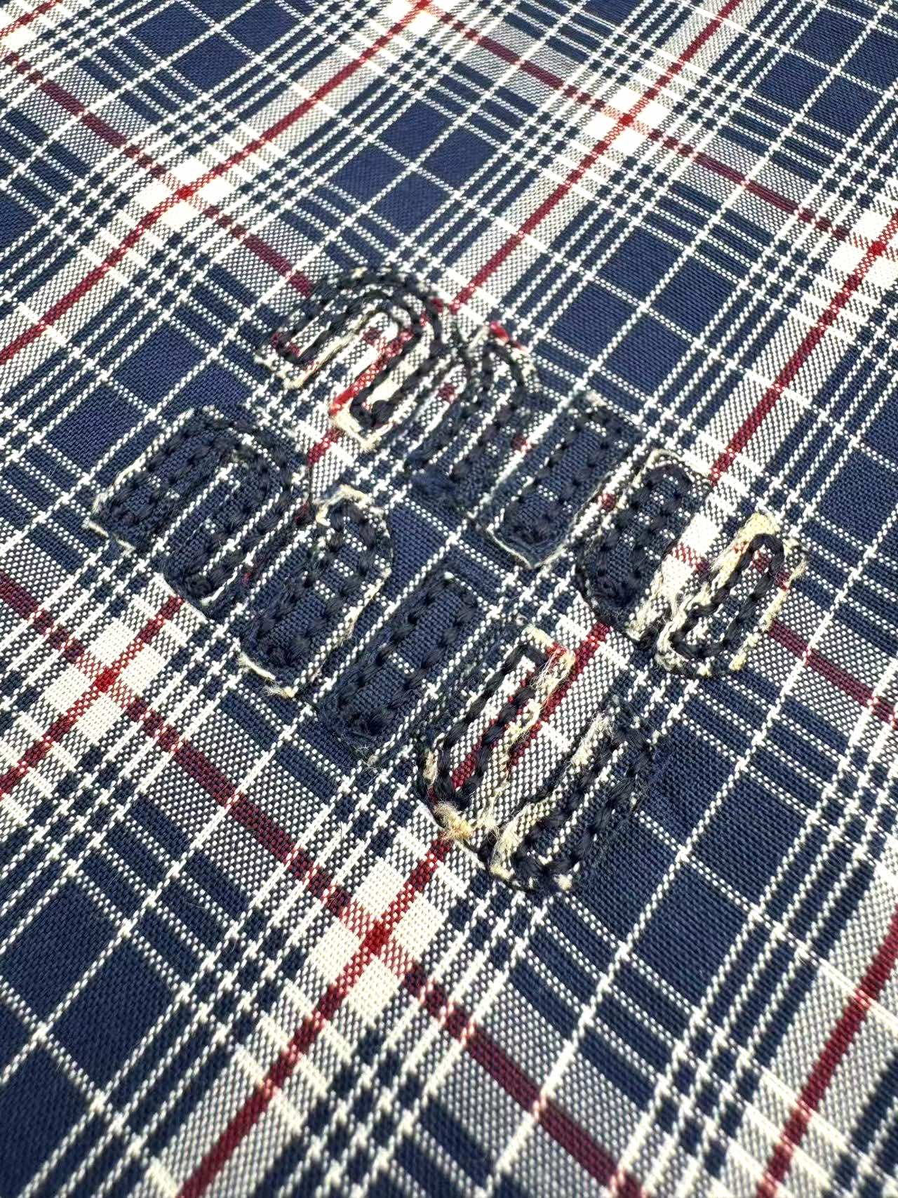 2026 New GS Embroidered Check Jacket (25258-C20)