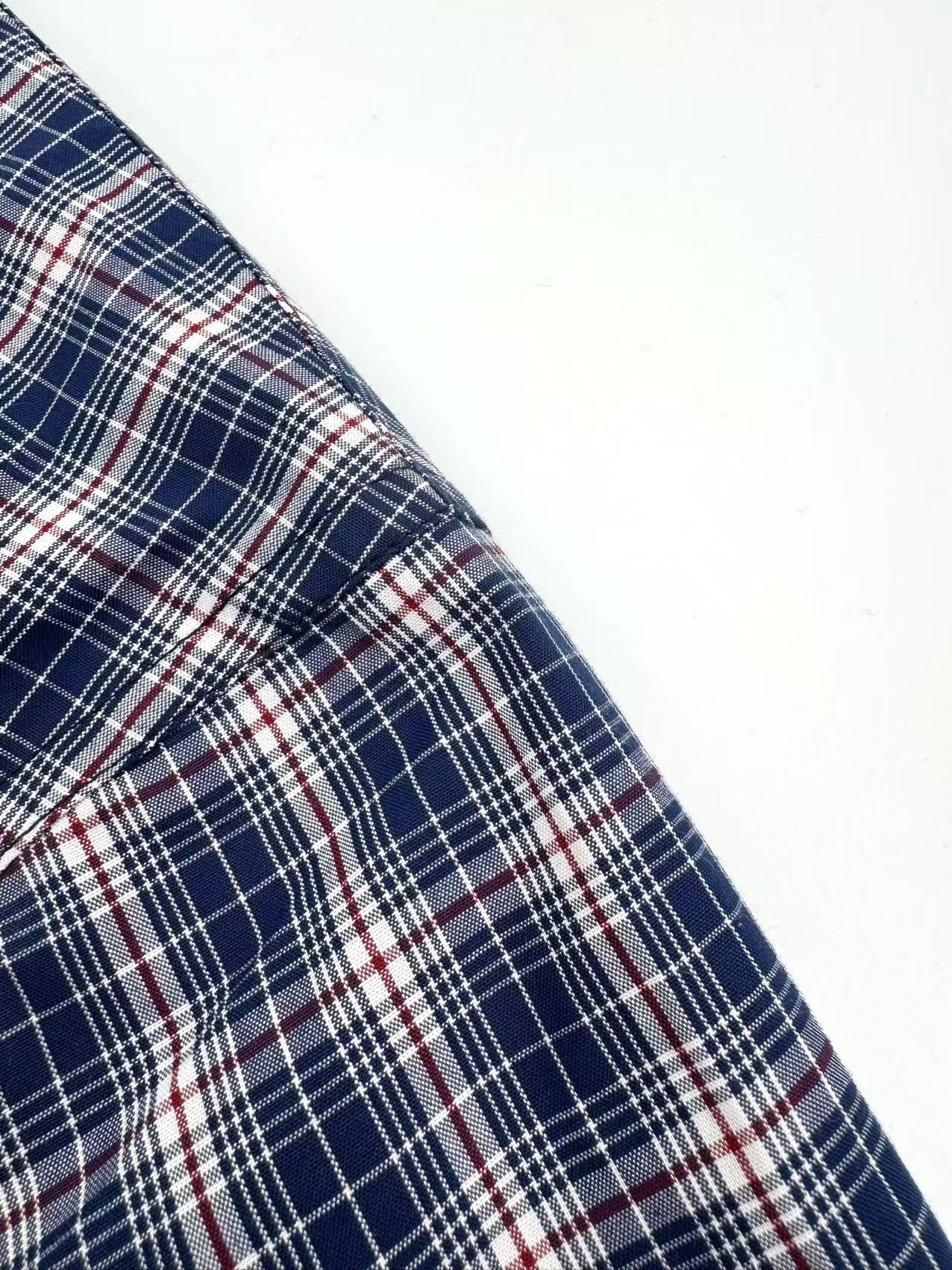 2026 New GS Embroidered Check Jacket (25258-C20)