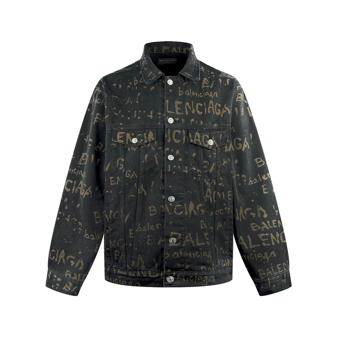 2026 New GS Washed All-Over Print Jacket (24056-C30)
