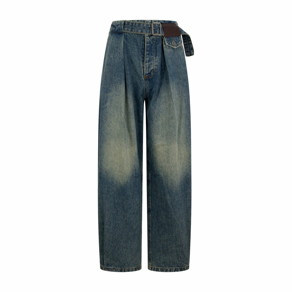 2026 New GS Leather Patch Jeans (BB828-B70)