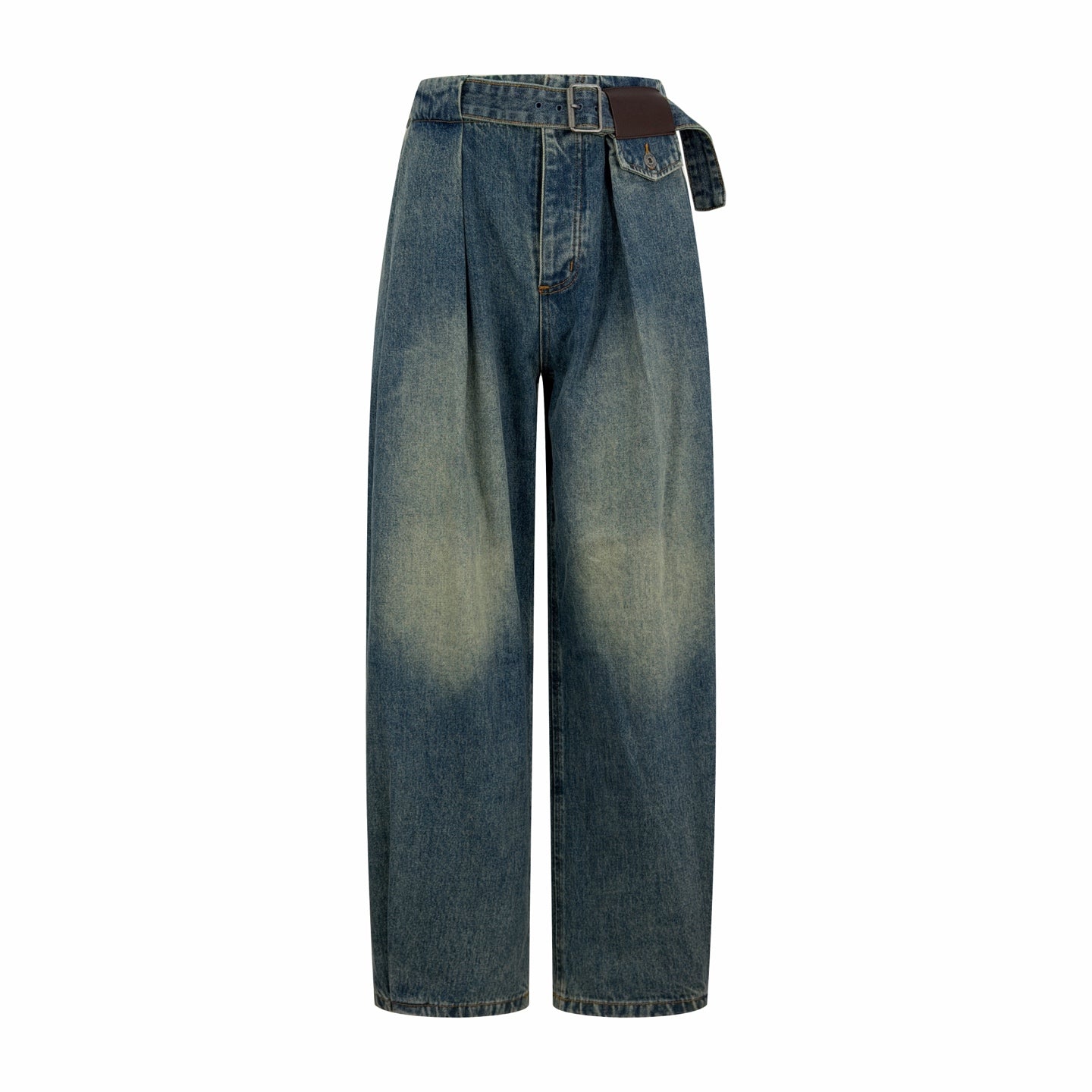 2026 New GS Leather Patch Jeans (BB828-B70)