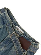 2026 New GS Leather Patch Jeans (BB828-B70)