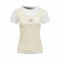 2026 Women's GS Faux Two-Piece Short-Sleeved Top (FF701)