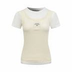 2026 Women's GS Faux Two-Piece Short-Sleeved Top (FF701)