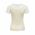 2026 Women's GS Faux Two-Piece Short-Sleeved Top (FF701)