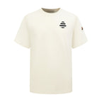 2026 New Mon Striped Logo Patch Short-Sleeved T-Shirt (AA612-A10)