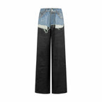 2026 Women's GS Optical Illusion Striped Dyed Jeans (FF715)