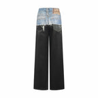 2026 Women's GS Optical Illusion Striped Dyed Jeans (FF715)