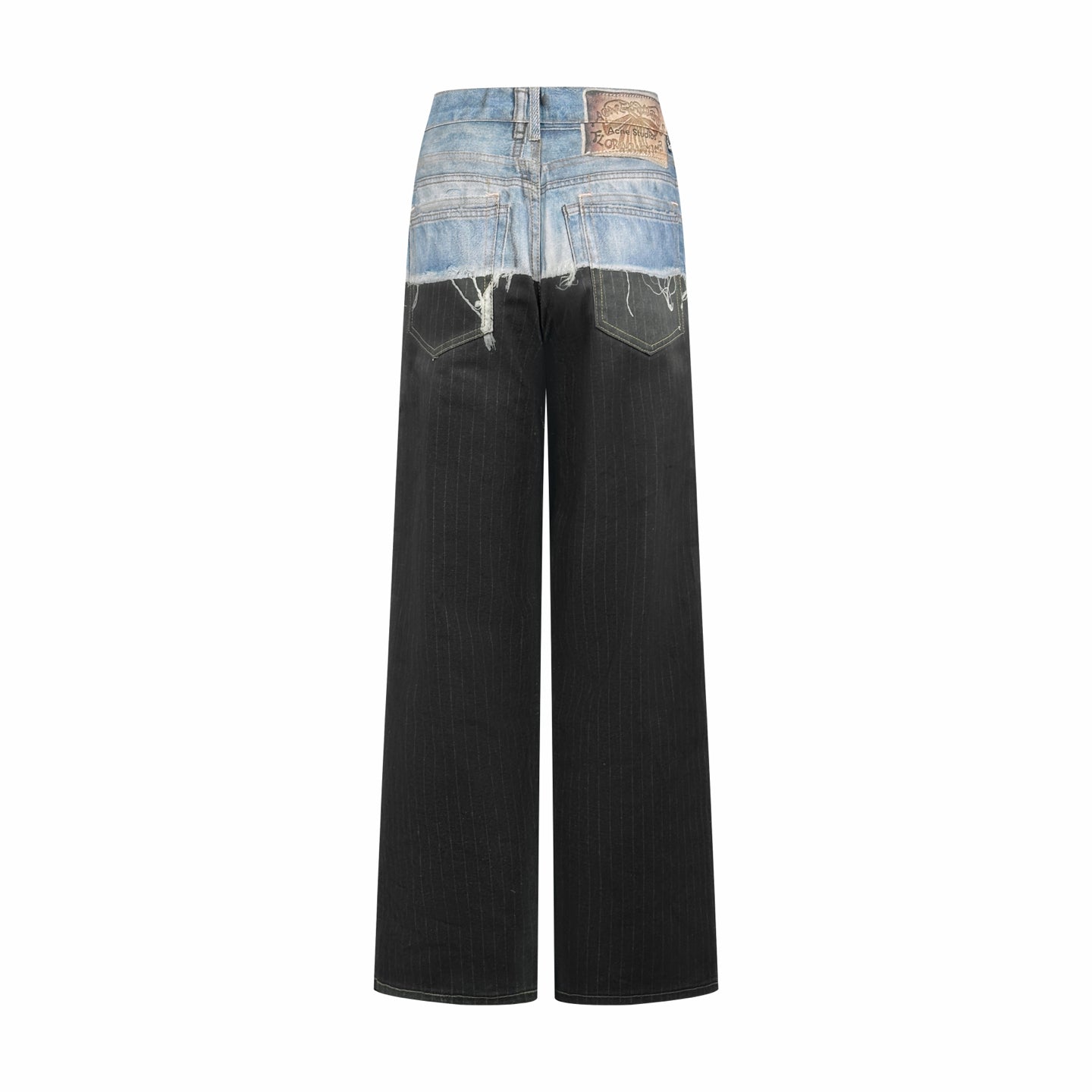 2026 Women's GS Optical Illusion Striped Dyed Jeans (FF715)