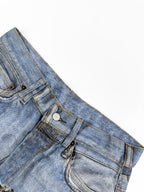 2026 Women's GS Optical Illusion Striped Dyed Jeans (FF715)