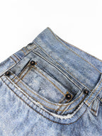 2026 Women's GS Optical Illusion Striped Dyed Jeans (FF715)
