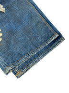 2026 New GS Optical Illusion Print Distressed Denim Trousers (BB851-C05)