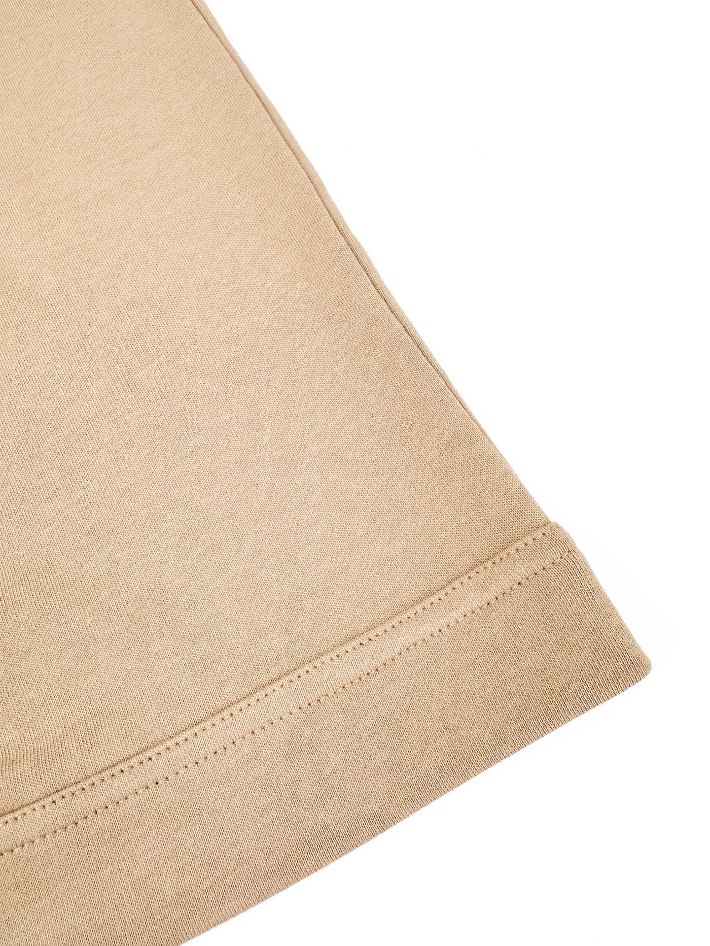 2026 New GS Leather-Trimmed Pocket Short-Sleeved Top (AA573-A20)