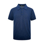 2026 New Arrival GS Jacquard Polo Neck Knit Jumper (AA622-A75)
