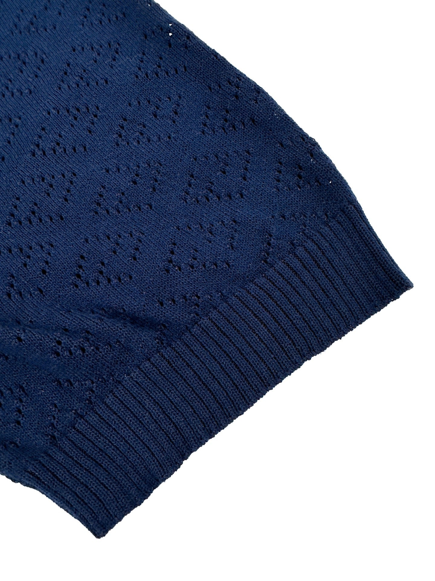 2026 New Arrival GS Jacquard Polo Neck Knit Jumper (AA622-A75)