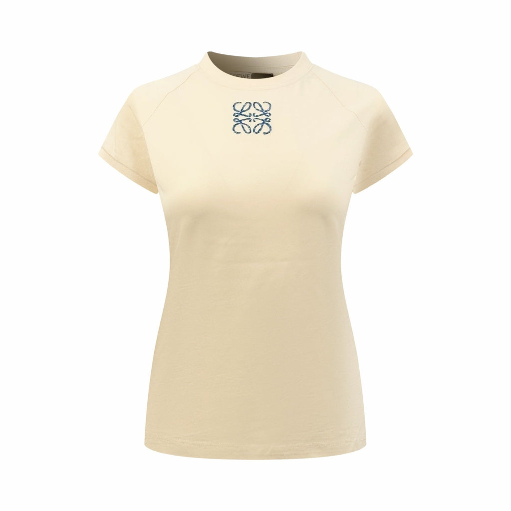 2026 Women’s GS Mosaic Embroidered Short-Sleeved Top (DD128)