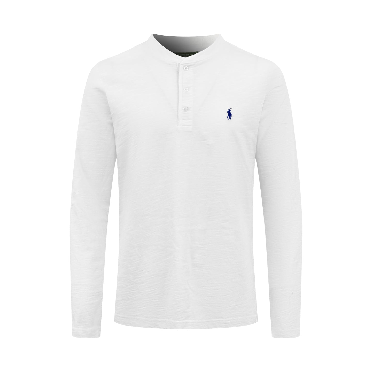 2026 New GS Embroidered Henley-neck Long-sleeved Top (CC977-A35)