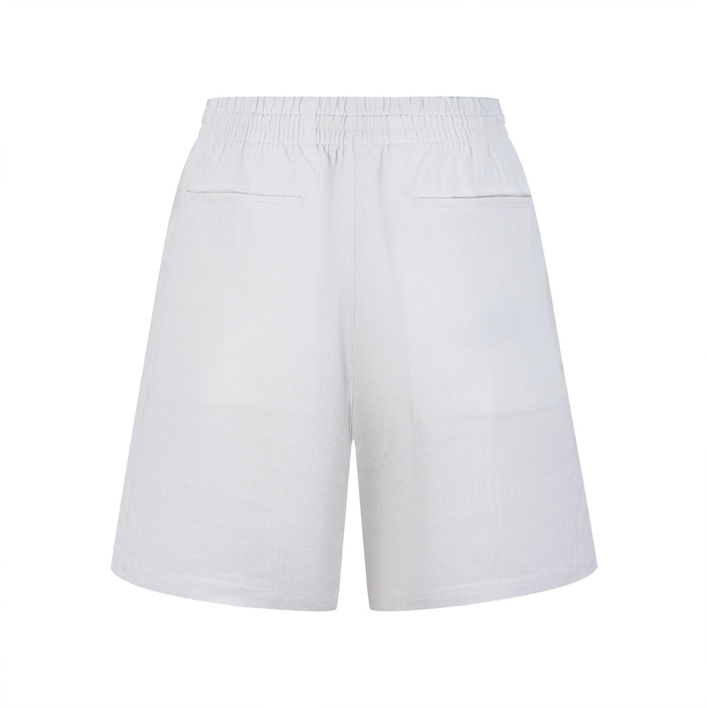 2026 Women’s GS Embroidered Linen Shorts (FF749)