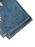 2026 Women's GS Optical Illusion Striped Dyed Jeans (EE416)