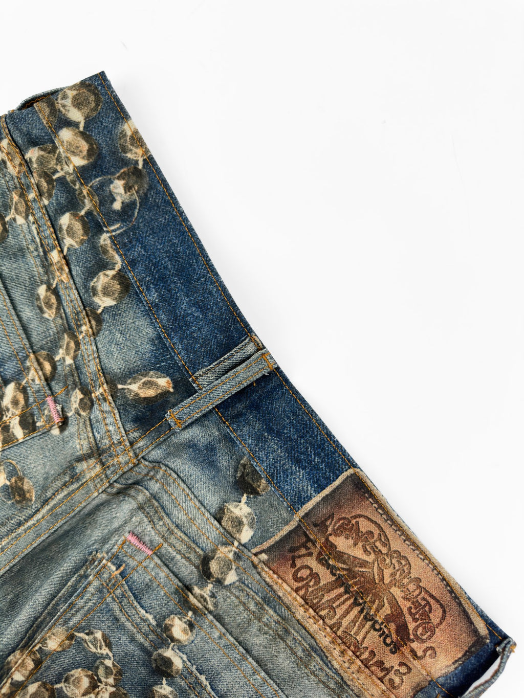2026 Women's GS Optical Illusion Striped Dyed Jeans (EE416)